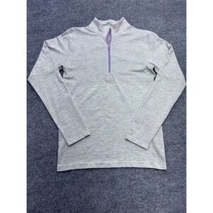 Lululemon Swiftly Tech 1/2 Zip 2.0 Purple Green Space Dye XS Pullover Top